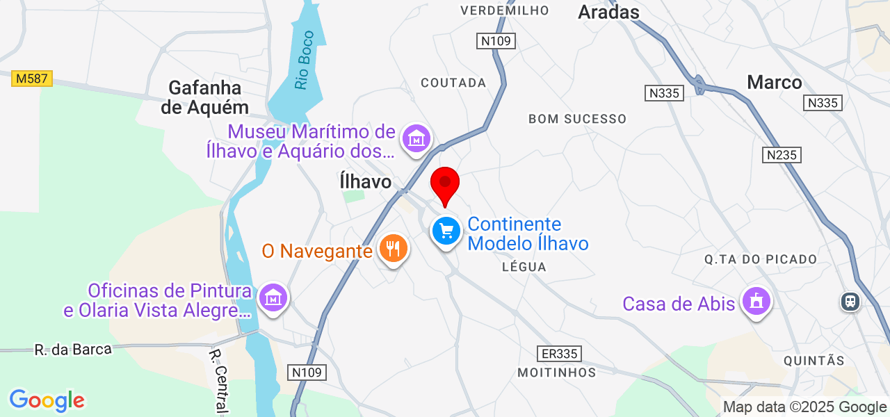 Gelson Lima - Aveiro - Ílhavo - Mapa