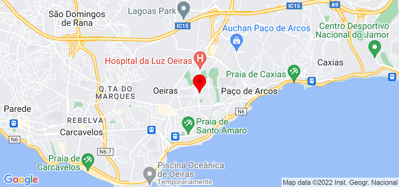 Passos&amp;Hora Remodela&ccedil;&otilde;es - Lisboa - Oeiras - Mapa