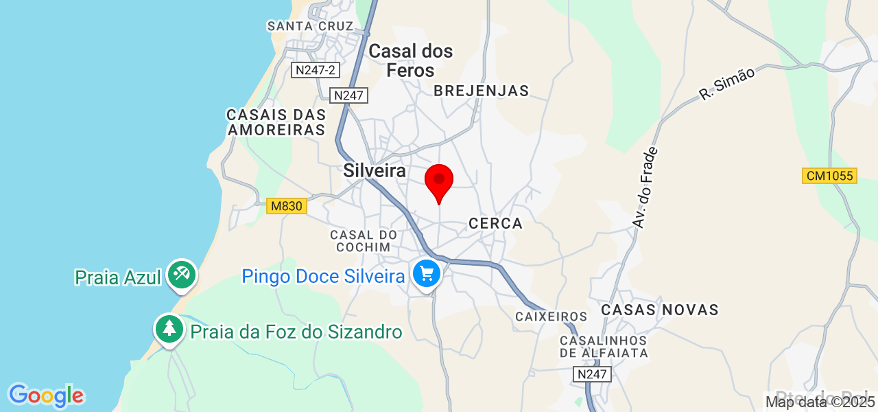 Private Chef Portugal - Lisboa - Torres Vedras - Map