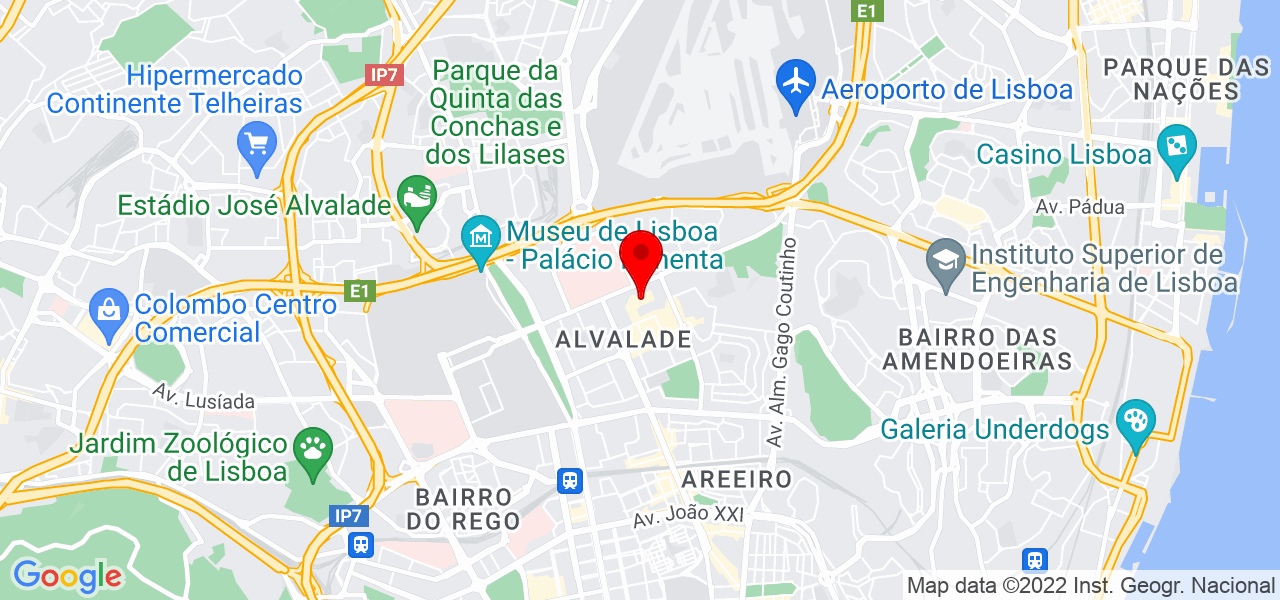 Jennifer Moreira - Lisboa - Lisboa - Mapa