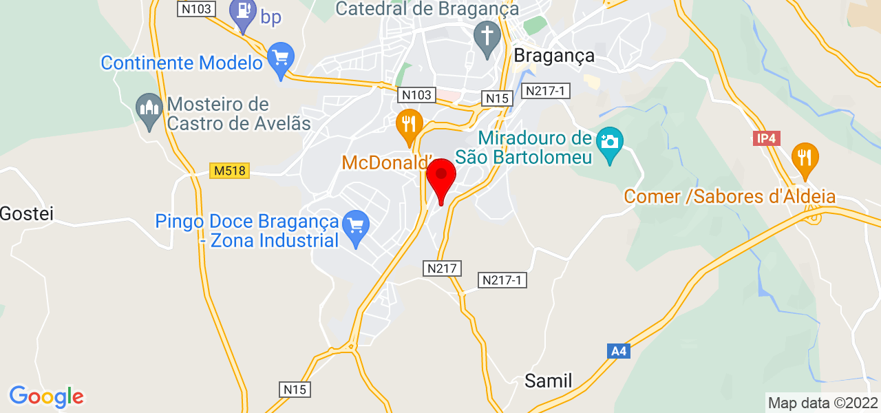 Nara Costa - Bragança - Bragança - Mapa