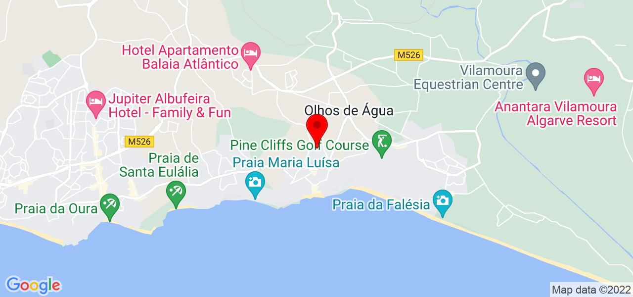 Tiago - Faro - Albufeira - Mapa