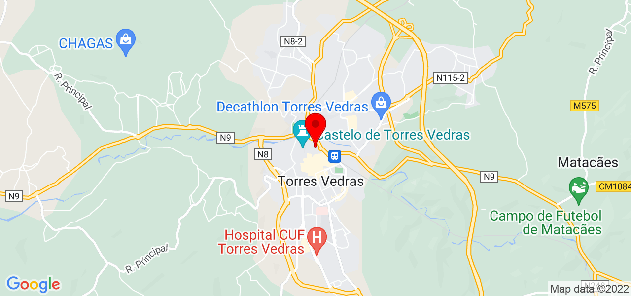 Ana Maria Henriques - Lisboa - Torres Vedras - Mapa