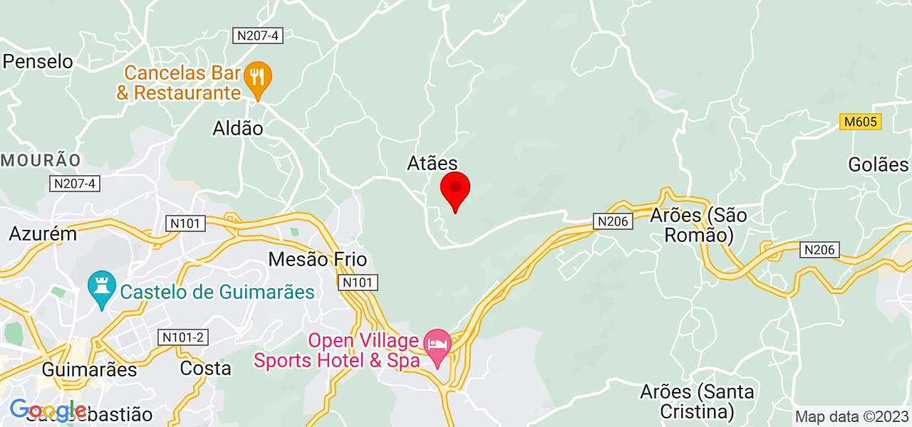 Carolina Cunha - Braga - Guimarães - Mapa