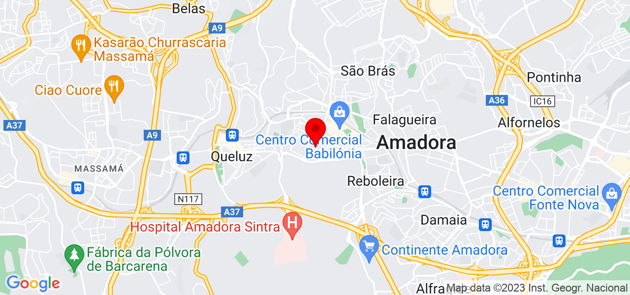 R.C Services - Lisboa - Amadora - Mapa
