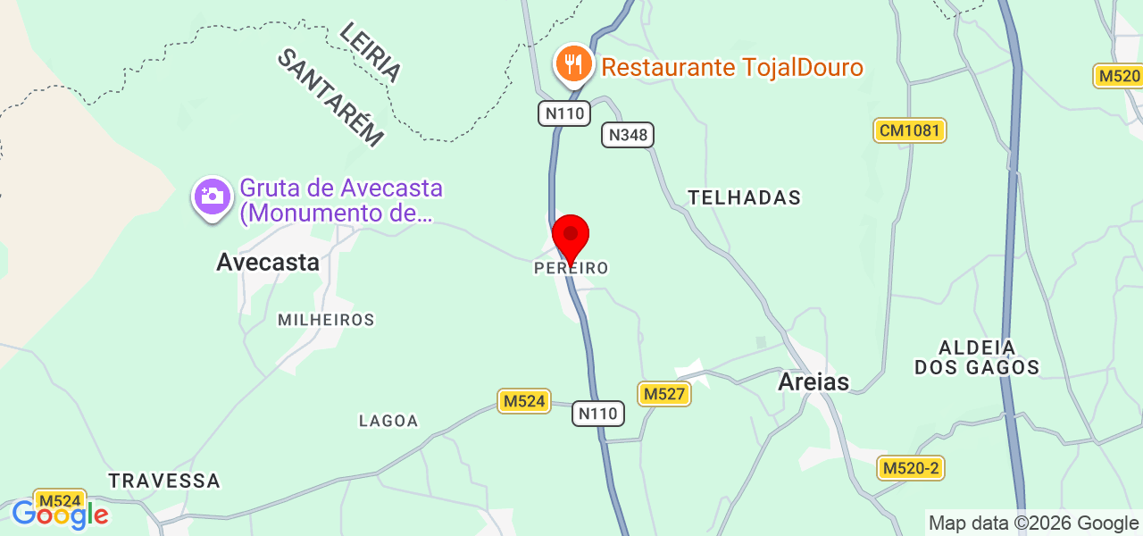 Rh Ambientes - Santarém - Ferreira do Zêzere - Karte