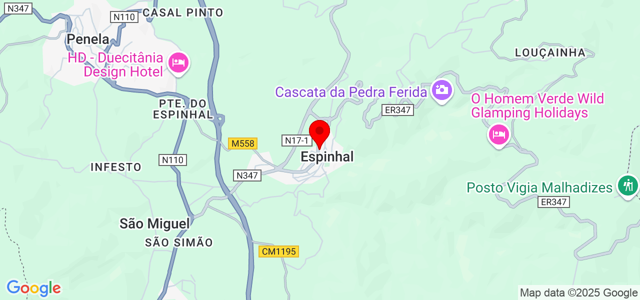 Chef Alessandra Nascimento - Coimbra - Penela - Mapa