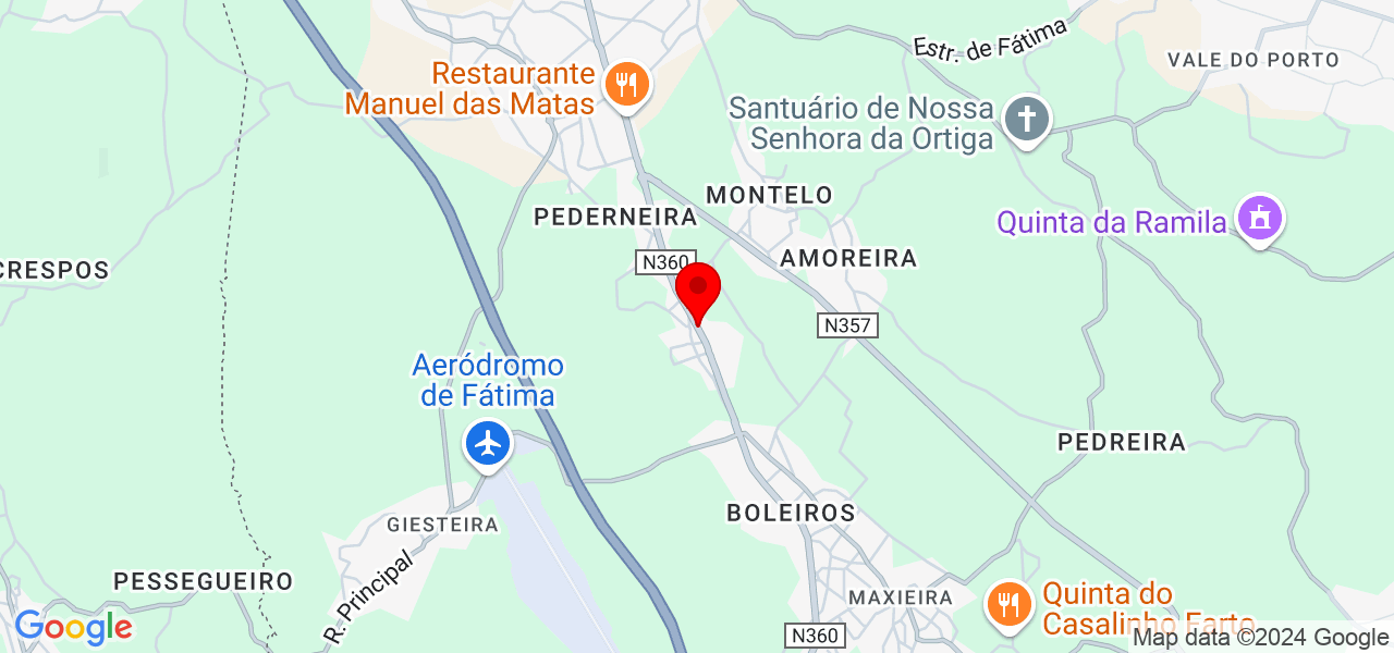 Daniele - Santarém - Ourém - Map