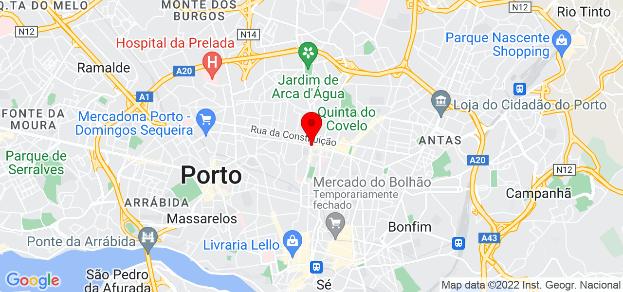 Sodre - Porto - Porto - Karte