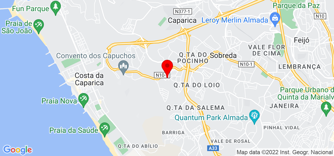 Israel - Setúbal - Almada - Map