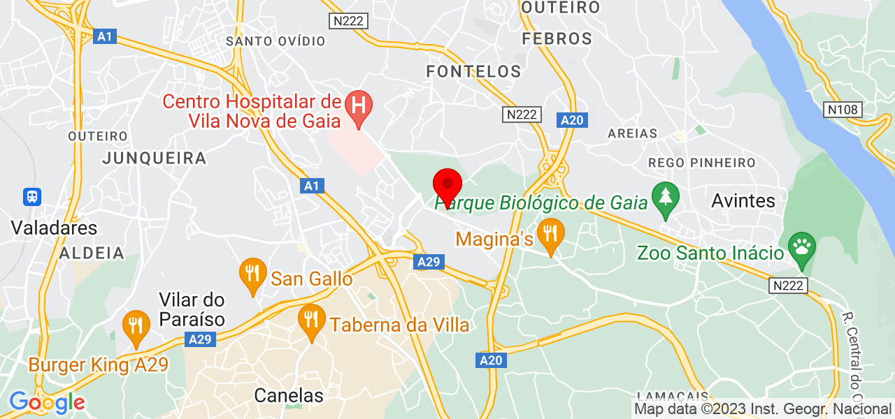Rita Teixeira - Porto - Vila Nova de Gaia - Mapa