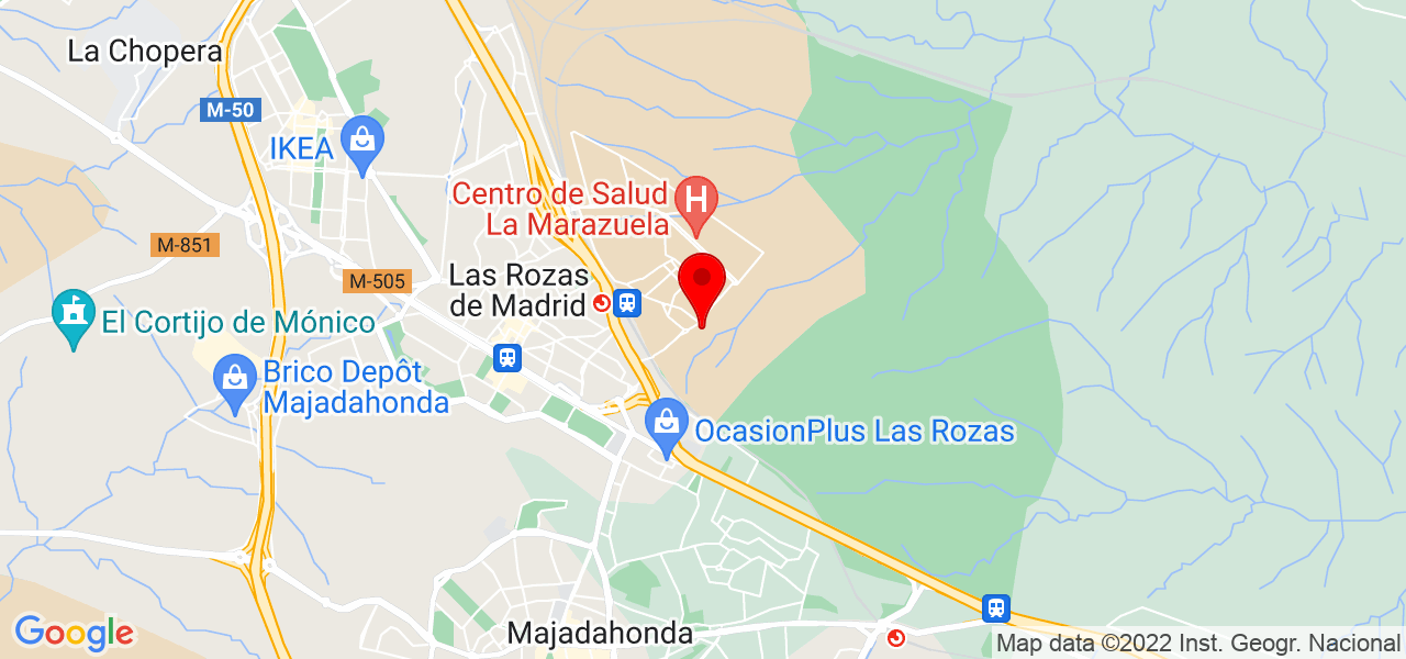 M&uacute;sico/ Profesor de bajo el&eacute;ctrico / Profesor de m&uacute;sica - Comunidad de Madrid - Las Rozas de Madrid - Mapa