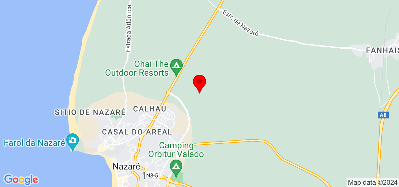 Damian - Leiria - Nazaré - Karte