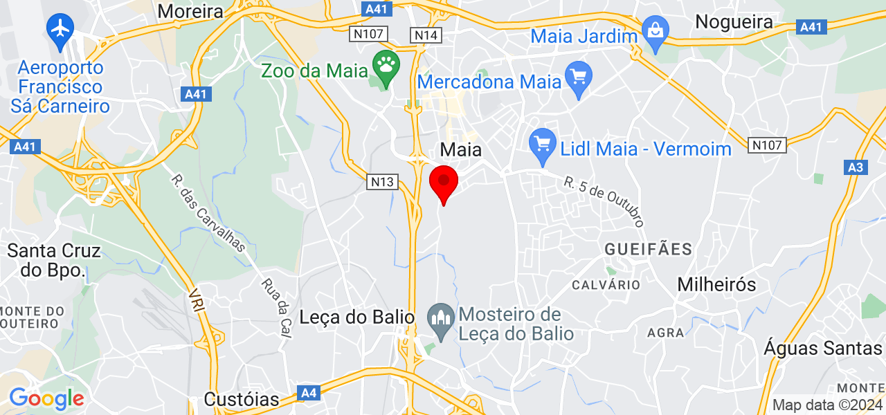 Sofia Godinho - Porto - Maia - Mapa