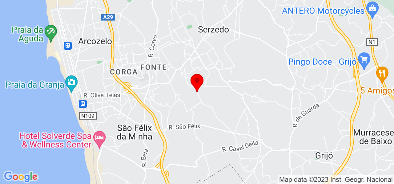 Gisela Santos - Porto - Vila Nova de Gaia - Mapa