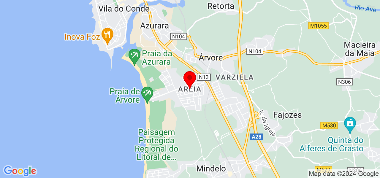 Carolina Carvalho - Porto - Vila do Conde - Mapa