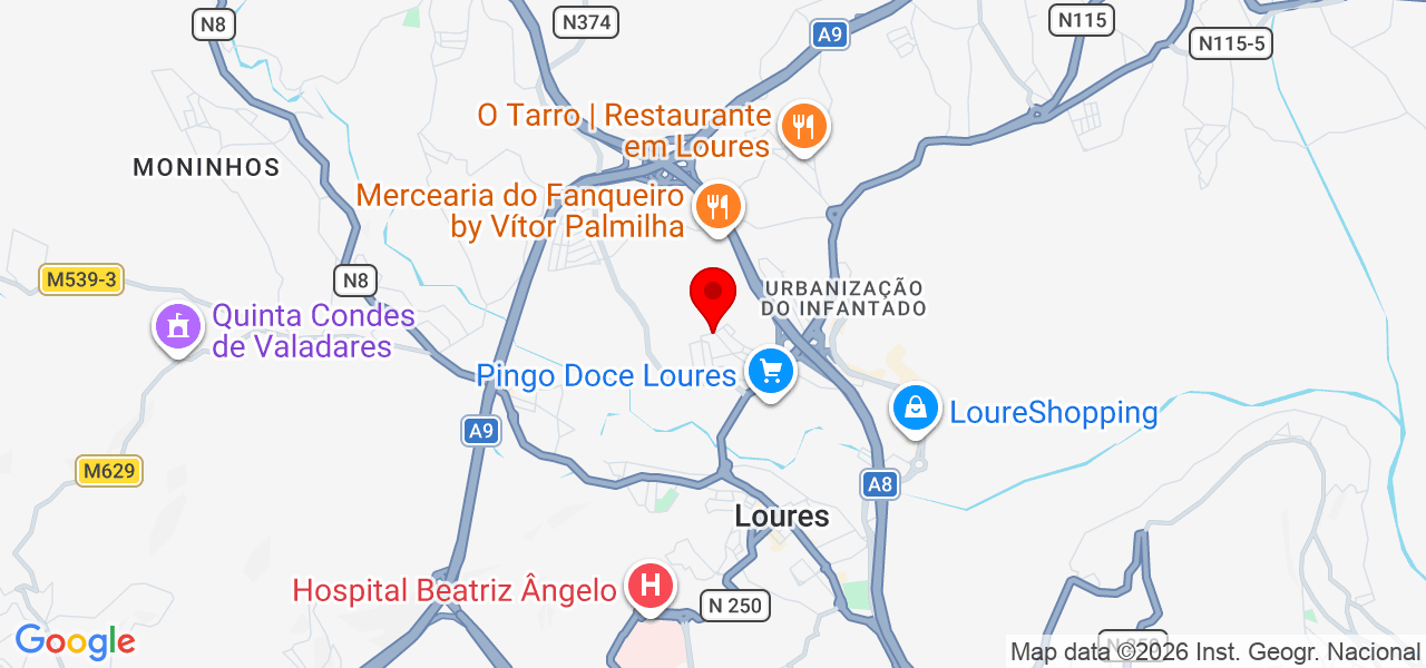 Voa Cleaner - Lisboa - Loures - Karte