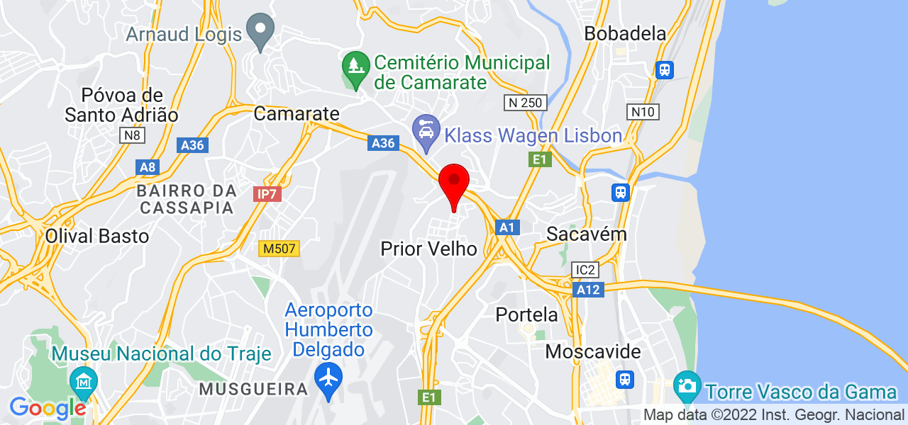 Jorge Pinheiro - Lisboa - Loures - Mapa