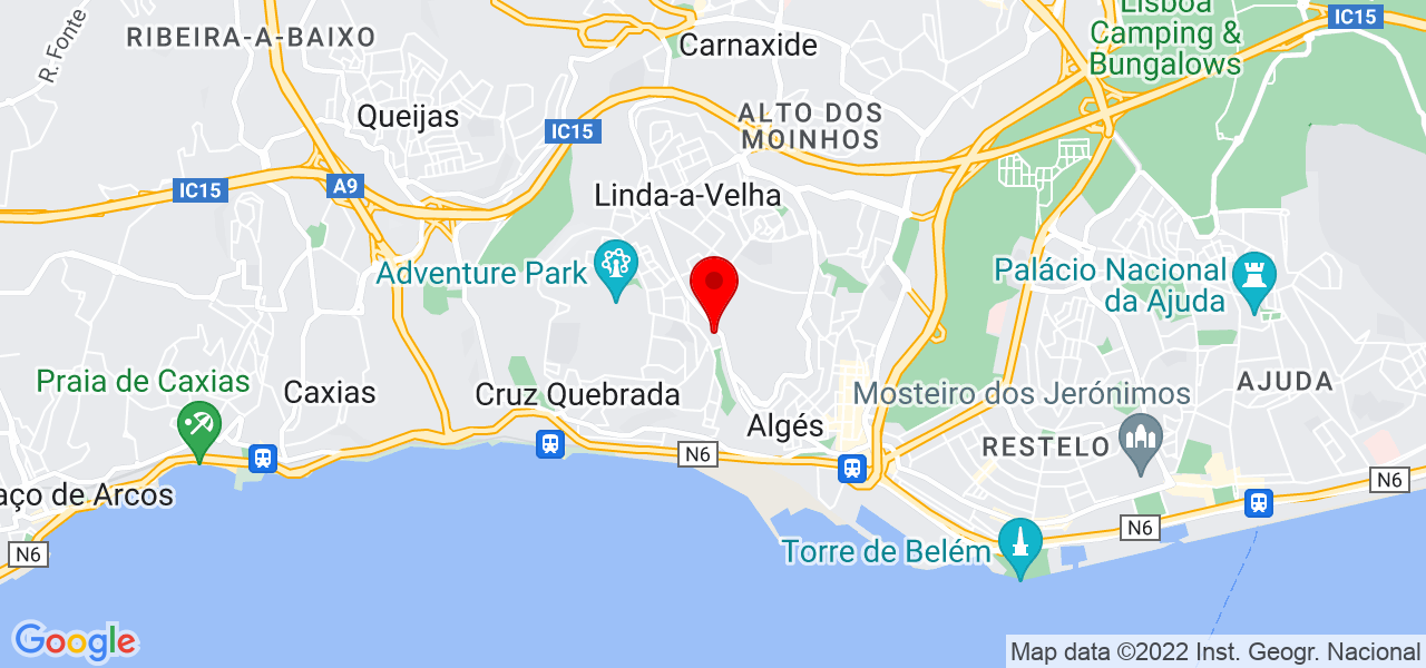 Perwood - Lisboa - Oeiras - Mapa