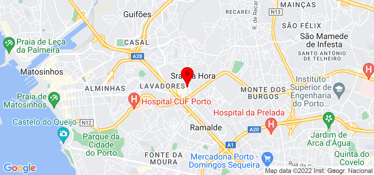 Sara Bernardo - Porto - Matosinhos - Mapa