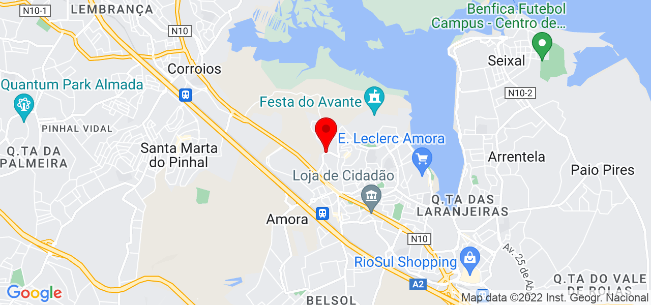 Rui Gon&ccedil;alves - Setúbal - Seixal - Mapa