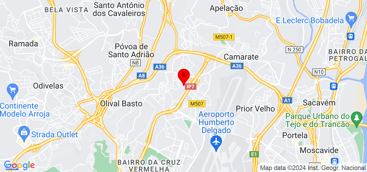 Freitas - Lisboa - Loures - Mapa
