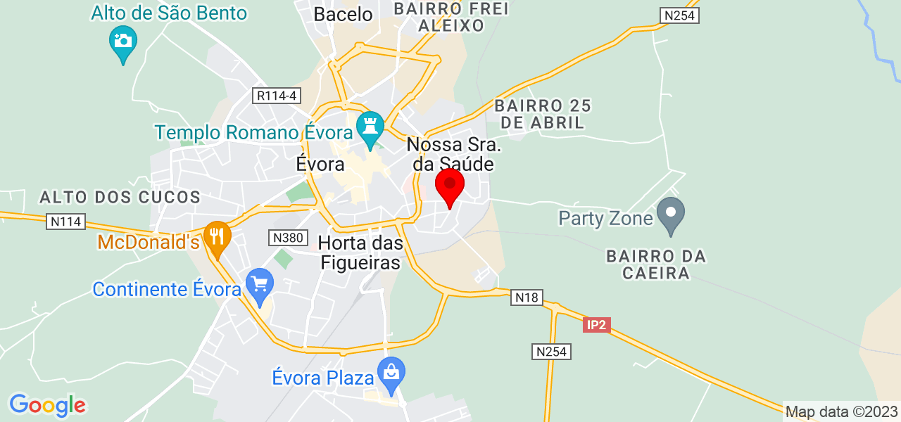 Isabel Guedes - Évora - Évora - Mapa