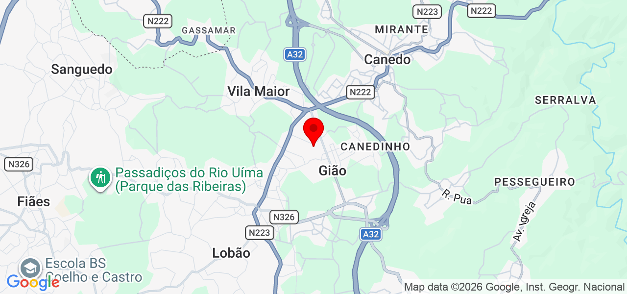 JV Auto Service - Aveiro - Santa Maria da Feira - Karte