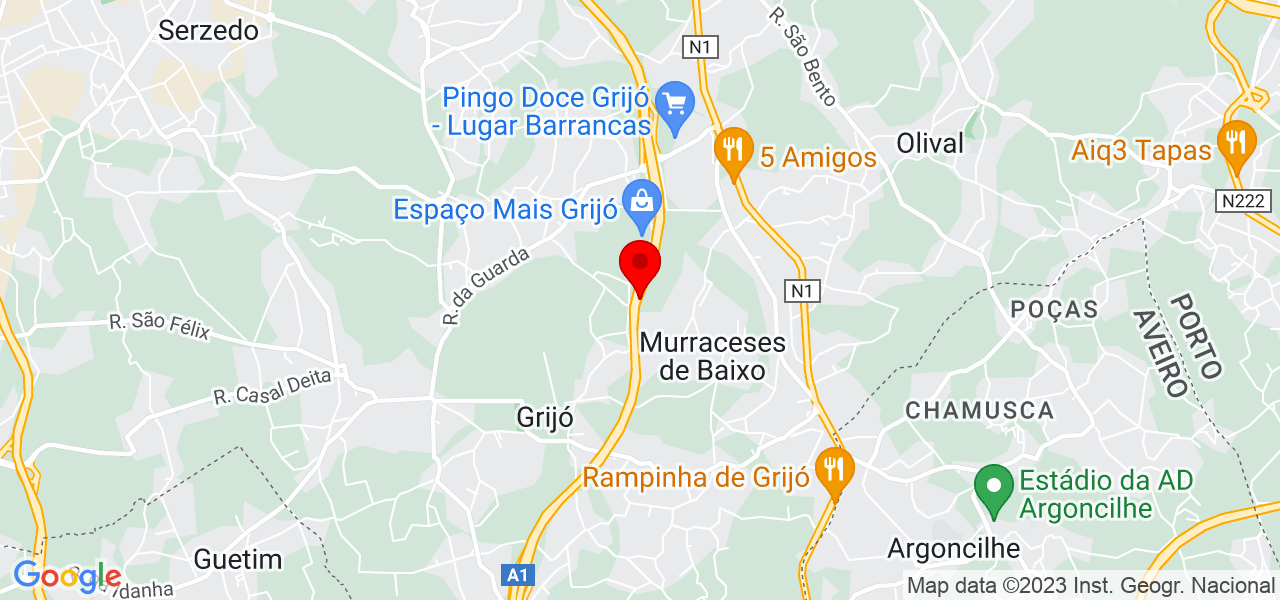 Repara&ccedil;&otilde;es Casas Particulares - Porto - Vila Nova de Gaia - Mapa