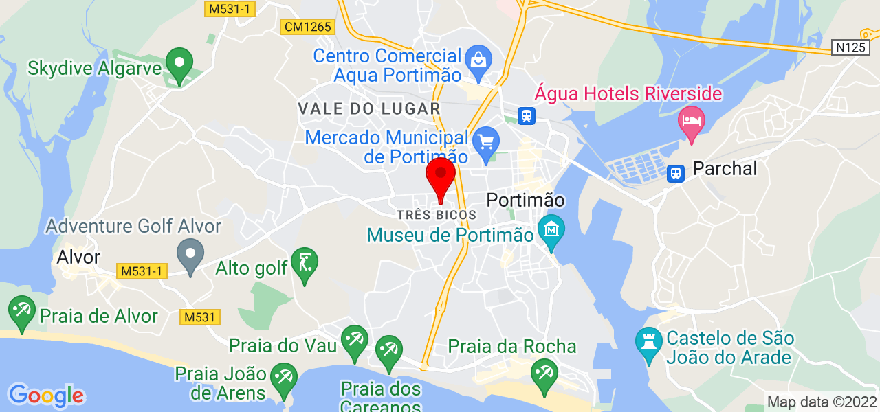 Rohit Kumar - Faro - Portimão - Mapa