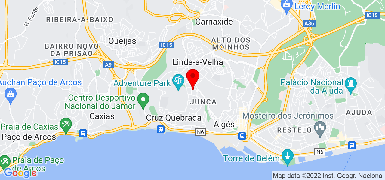Fabiolda - Lisboa - Oeiras - Mapa