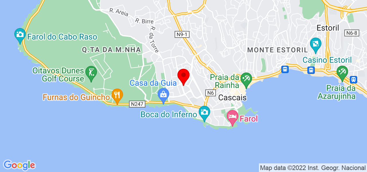 Jeanine - Lisboa - Cascais - Mapa