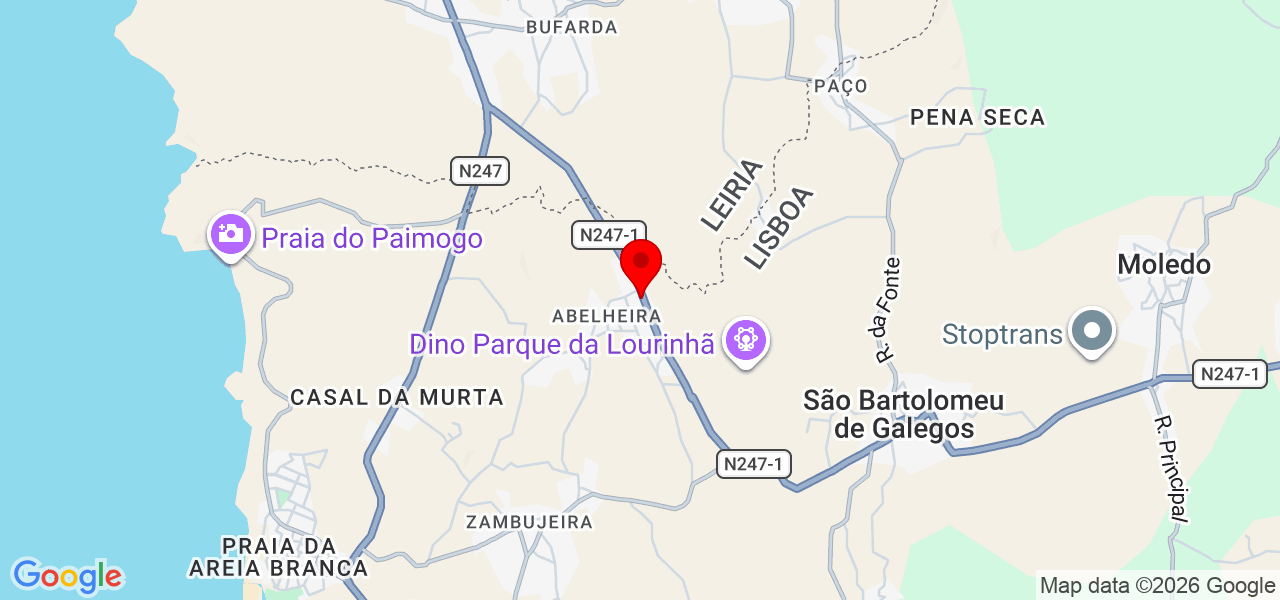 Brisa Clean - Lisboa - Lourinhã - Mapa