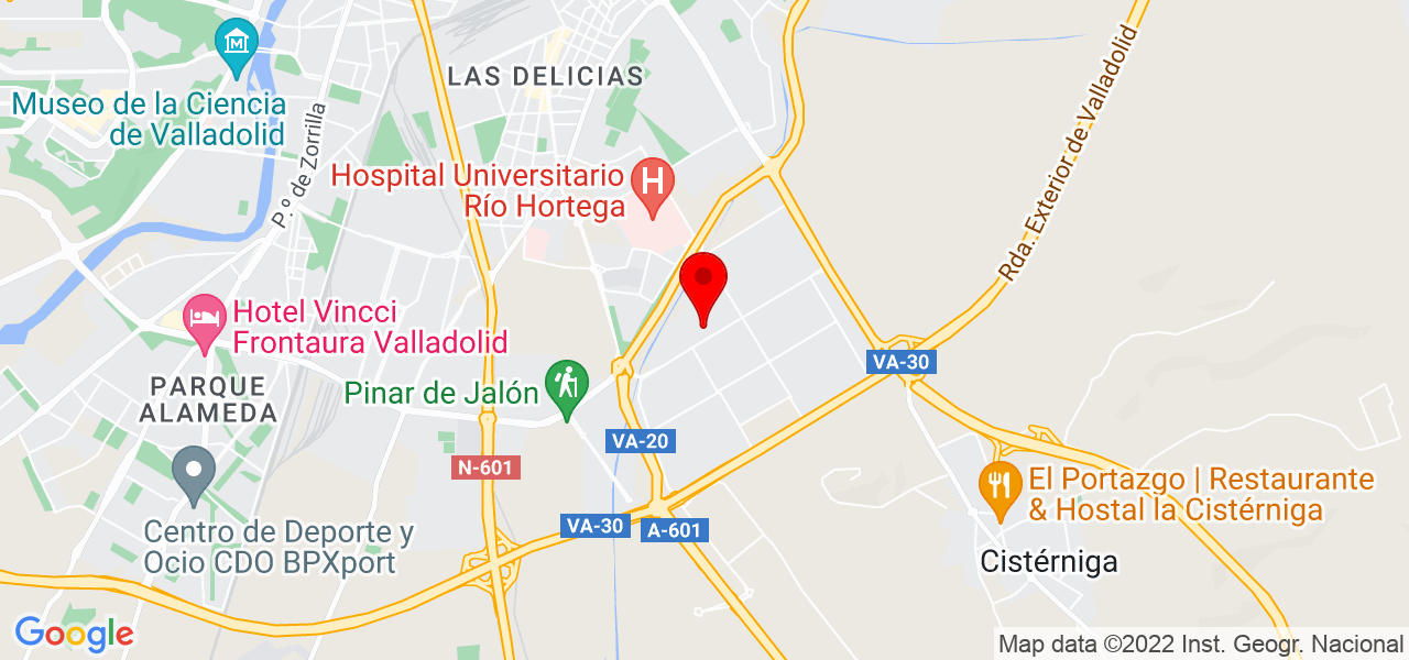 Luis Santamar&iacute;a - Castilla y León - Valladolid - Mapa