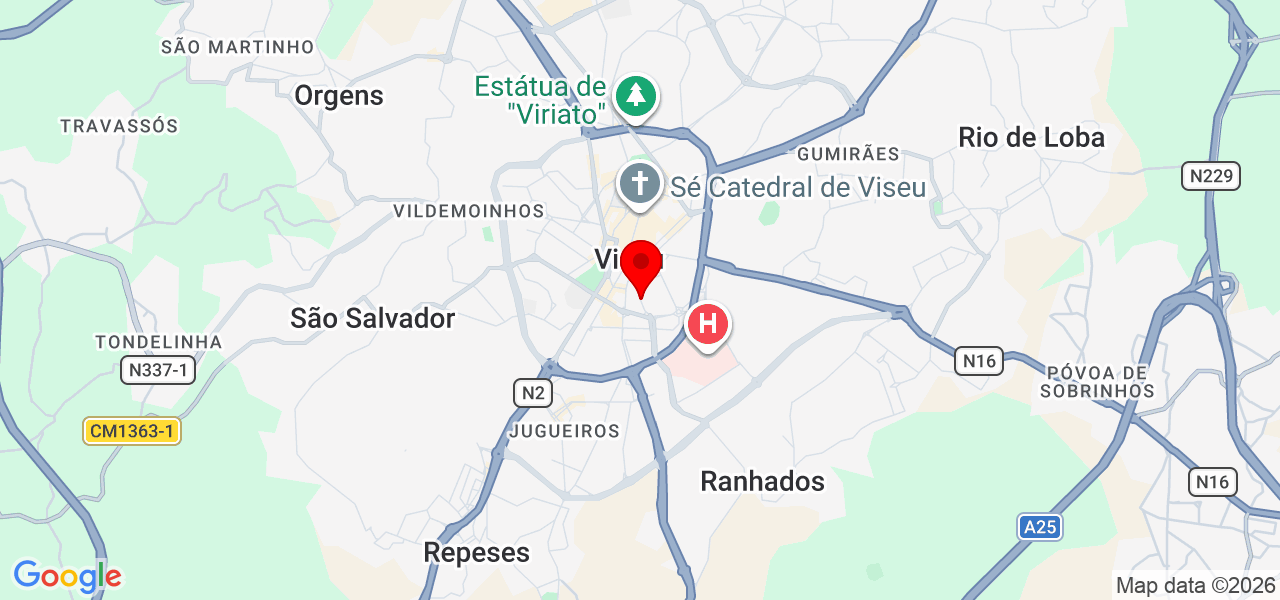 M&oacute;nica Costa - Viseu - Viseu - Mapa