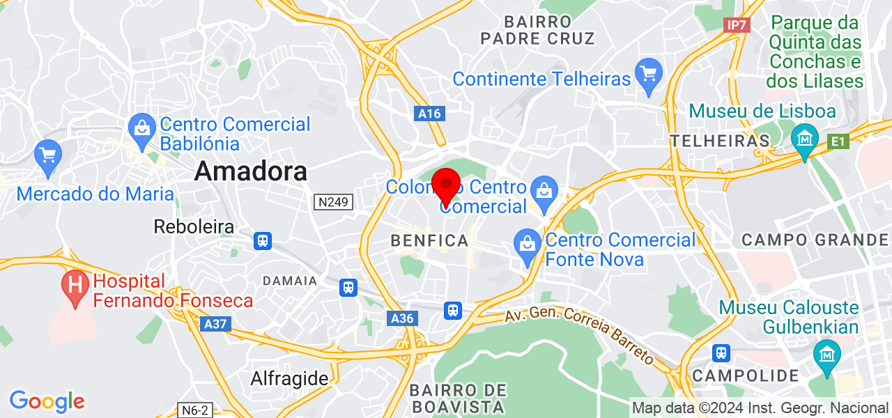 Fernanda Oliveira - Lisboa - Lisboa - Mapa