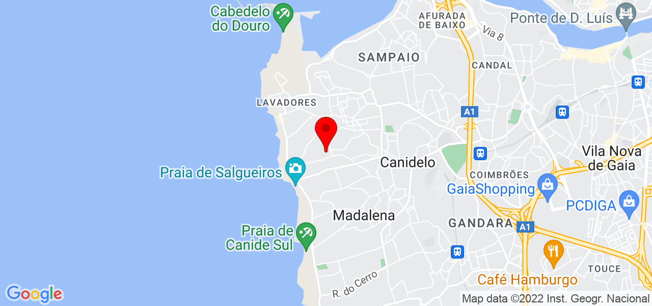Joana Coelho - Porto - Vila Nova de Gaia - Mapa
