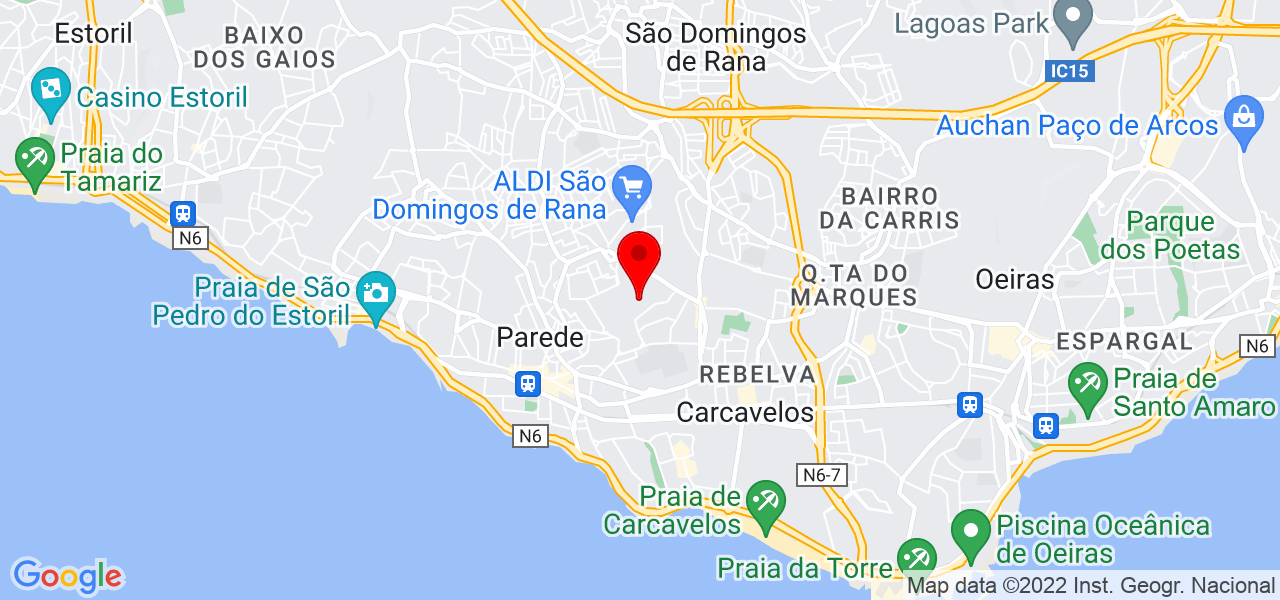 Odilia silva - Lisboa - Cascais - Mapa