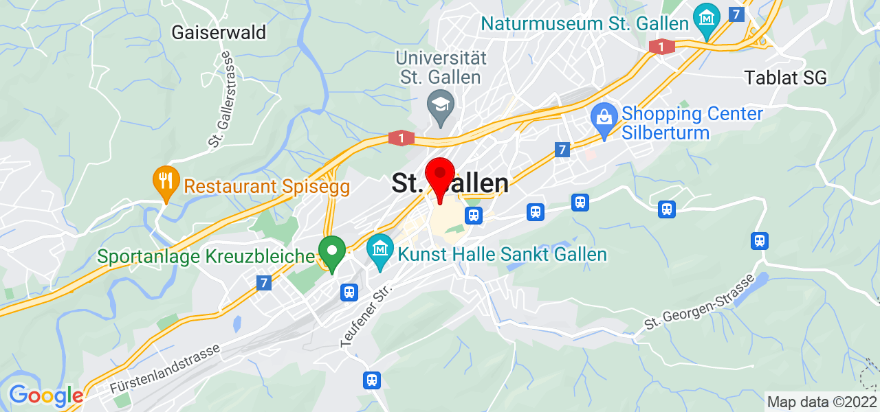Yan Lin TCM Tuina Massagen - Sankt Gallen - Sankt Gallen - Karte