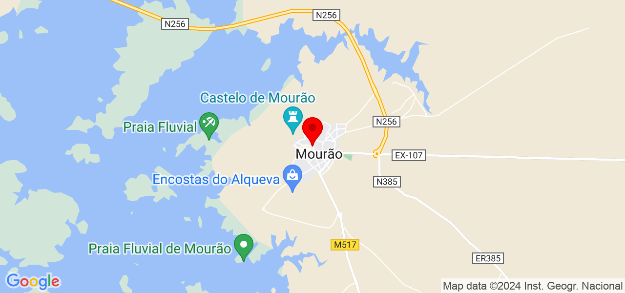 H.C.S - Évora - Mourão - Mapa