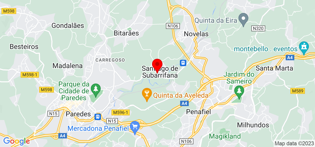 MGB Decor - Porto - Penafiel - Mapa