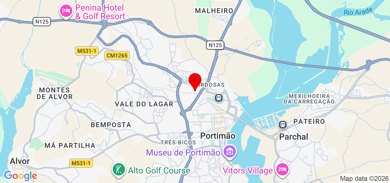 D&amp;E-DESIGNERS - Faro - Portimão - Map