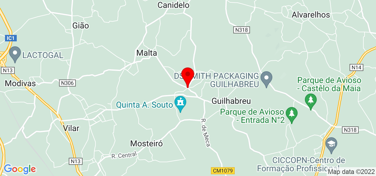 Ana Marta Santos - Porto - Vila do Conde - Mapa