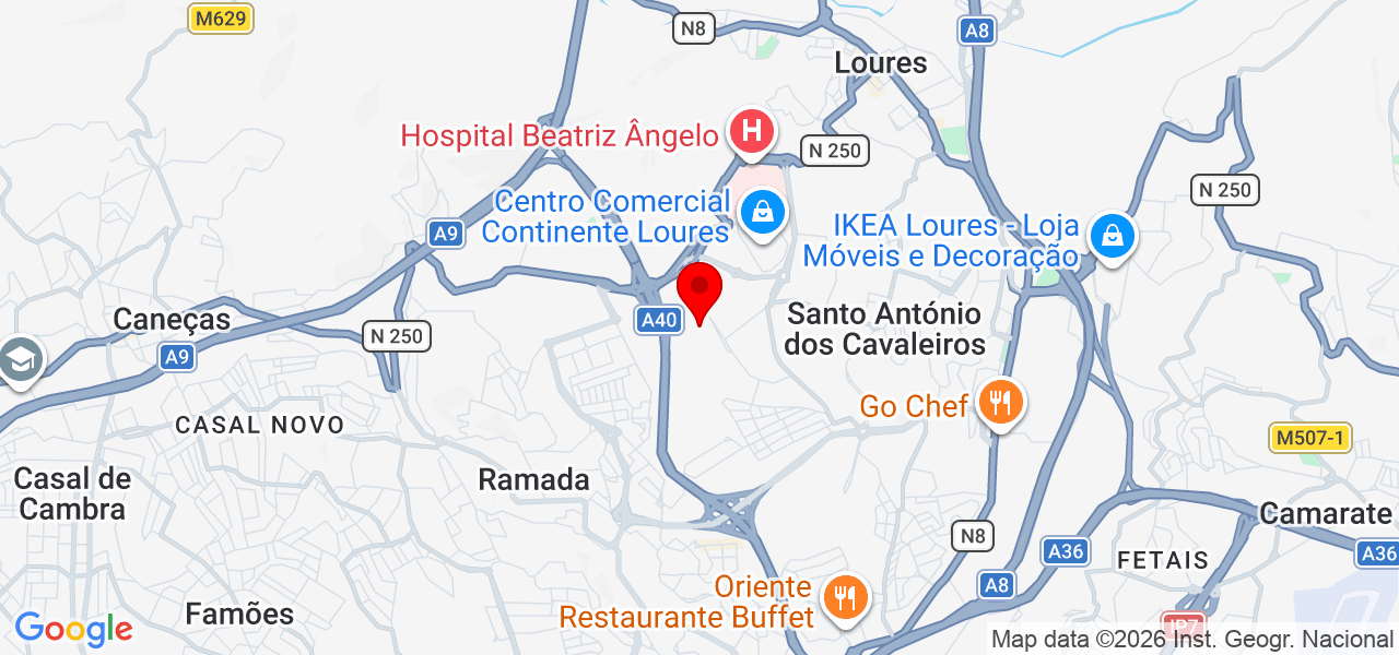 Miratriz Massagista - Lisboa - Loures - Karte