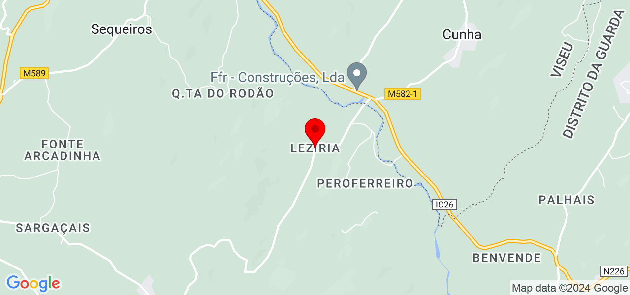 Paula marta - Guarda - Aguiar da Beira - Map