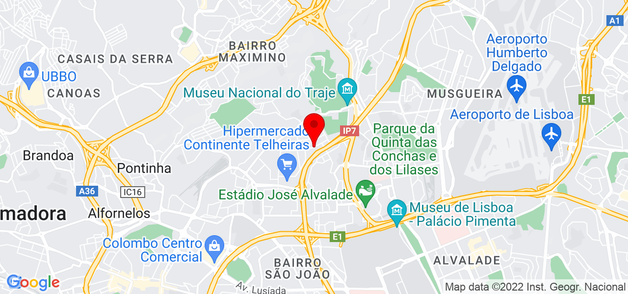Jo&atilde;o - Lisboa - Lisboa - Mapa