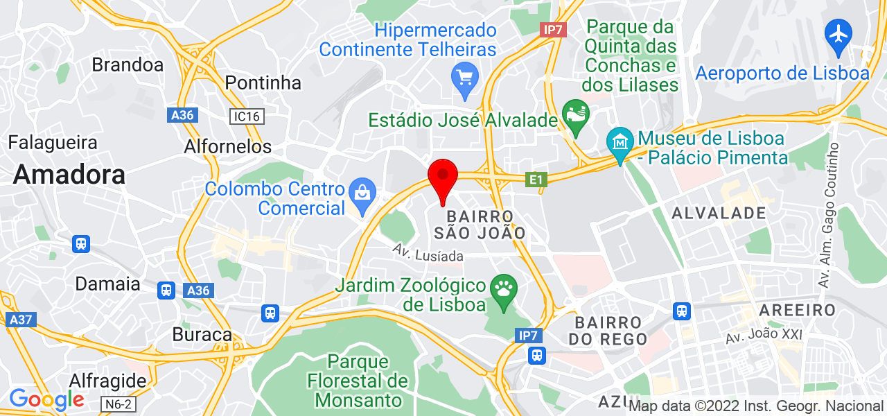 Susana Tavares - Lisboa - Lisboa - Mapa