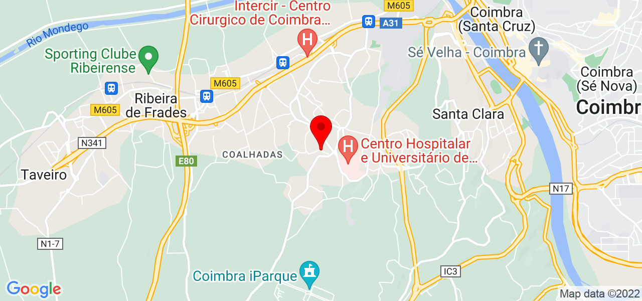 Malawu  Pedro - Coimbra - Coimbra - Mapa