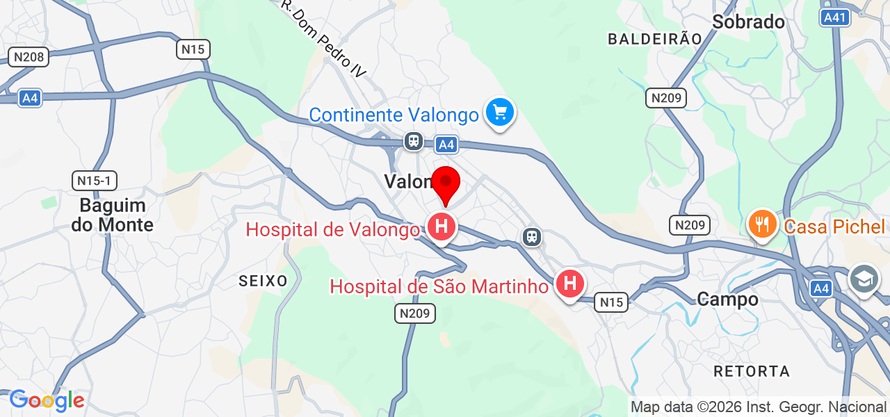 Juan - Porto - Valongo - Mapa