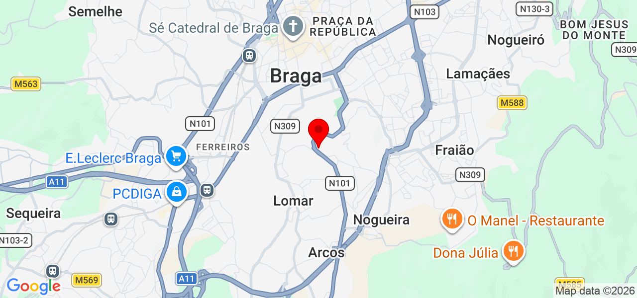 Mauro - Braga - Braga - Karte